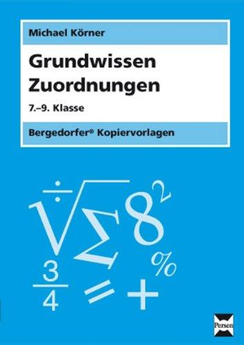 Grundwissen Zuordnungen: 7. bis 9. Klasse