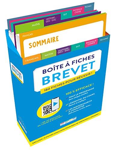 Boîte à fiches brevet : 180 fiches pour réussir !