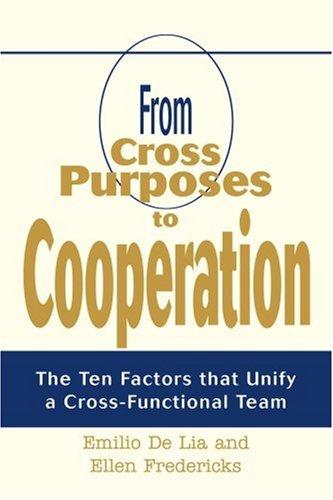 From Cross Purposes to Cooperation: The Ten Factors that Unify a Cross-Functional Team