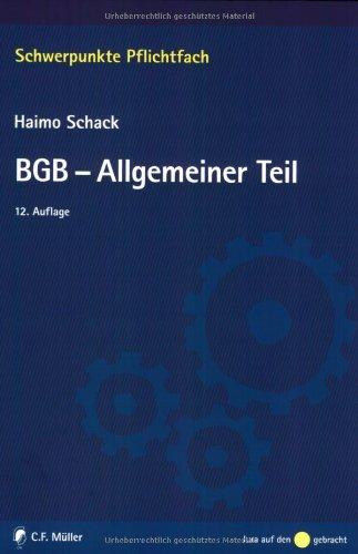 BGB-Allgemeiner Teil