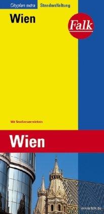 Falk Cityplan Extra Standardfaltung International Wien mit Straßenverzeichnis