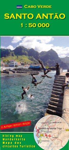 Cabo Verde: Santo Antão. 1:50000: Wanderkarte