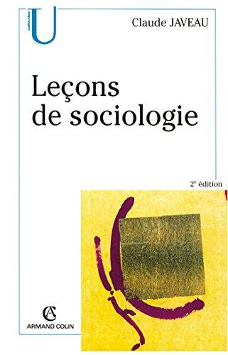 Leçons de sociologie