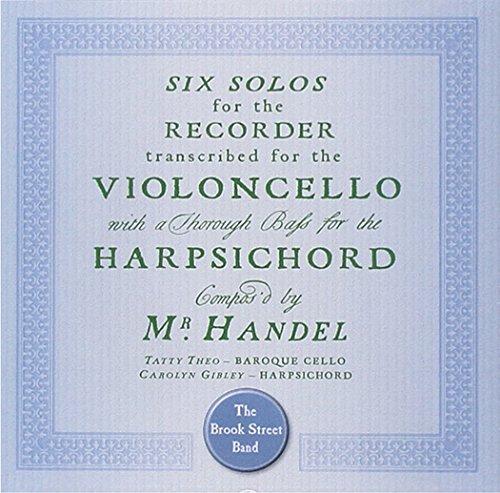 Six Solos for the Recorder Transcribed Violincello