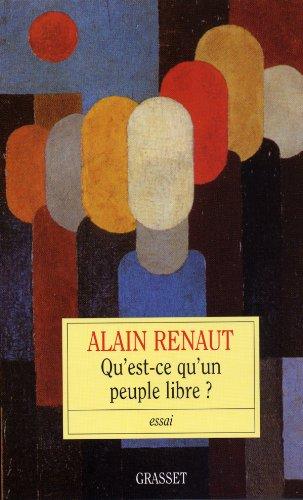 Qu'est-ce qu'un peuple libre ? : libéralisme ou républicanisme