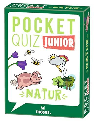 moses. Pocket Quiz Junior Natur | Das Wissensspiel mit 100 Fragen zu erstaunlichen Phänomenen unserer Natur | Für Kinder ab 8 Jahren