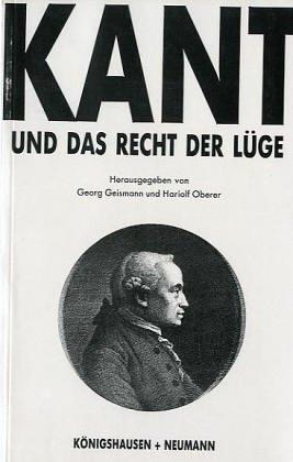 Kant und das Recht der Lüge