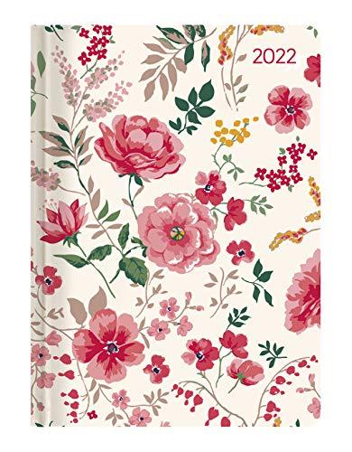 Ladytimer Midi Flowers 2022 - Taschen-Kalender 12x17 cm - Blumen - mit Mattfolie - Notiz-Buch - Weekly - 192 Seiten - Alpha Edition