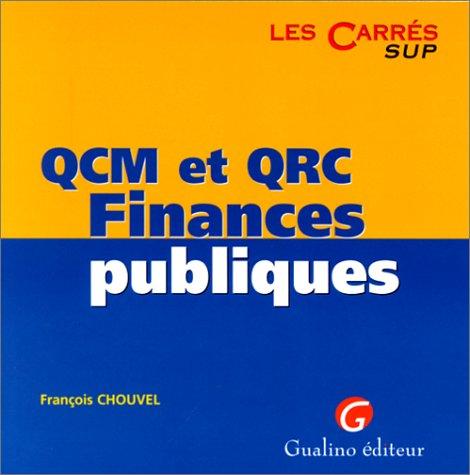 QCM et QRC Finances publiques