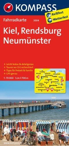 Kiel - Rendsburg - Neumünster 1 : 70 000: Radkarte. GPS-genau