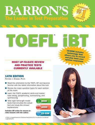 TOEFL iBT with CD-ROM and 2 Audio CDs (Barron's TOEFL IBT (W/CD))