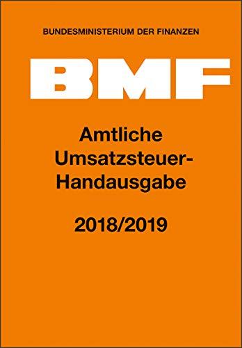 Amtliche Umsatzsteuer-Handausgabe 2018/2019