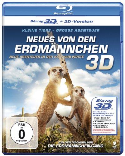 Neues von den Erdmännchen - Neue Abenteuer in der Kalahari-Wüste [3D Blu-ray + 2D Version]