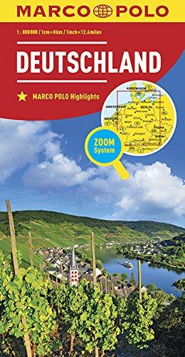 MARCO POLO Länderkarte Deutschland 1:800 000: Wegenkaart 1:800 000 (MARCO POLO Länderkarten)