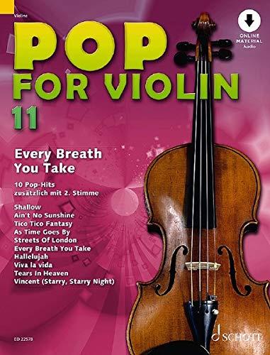 Pop for Violin: Every Breath You Take. Band 11. 1-2 Violinen. Ausgabe mit Online-Audiodatei.