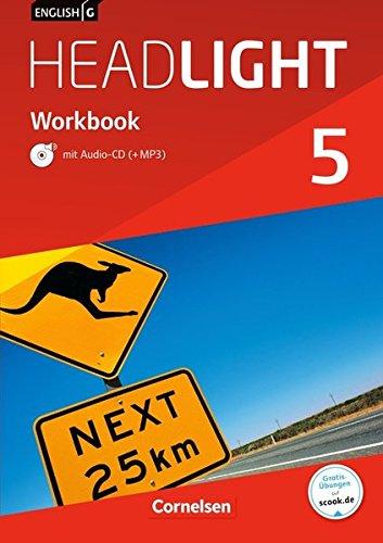 English G Headlight - Allgemeine Ausgabe: Band 5: 9. Schuljahr - Workbook mit CD