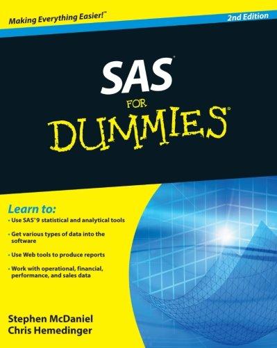 SAS For Dummies