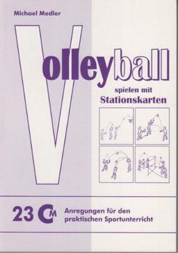 Volleyball spielen mit Stationskarten