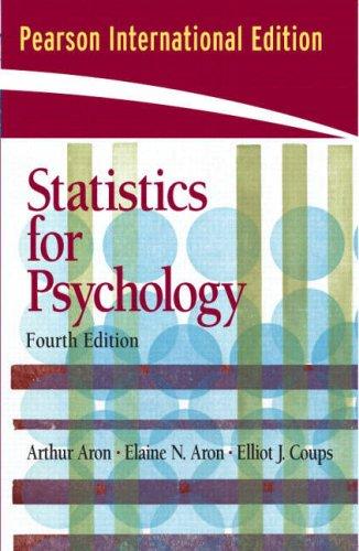 Statistics for Psychology