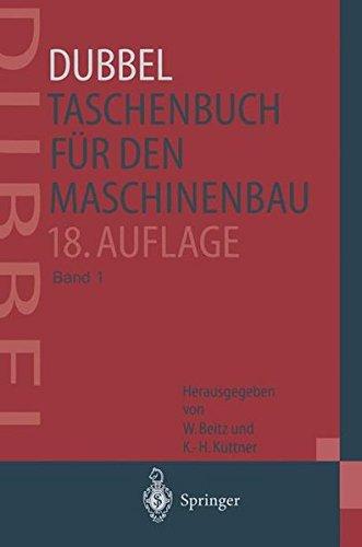 DUBBEL - Taschenbuch für den Maschinenbau