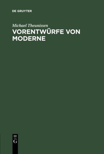 Vorentwürfe von Moderne. Antike Melancholie und die Acedia des Mittelalters: Antike Melancholie und die Acedia des Mittelalters