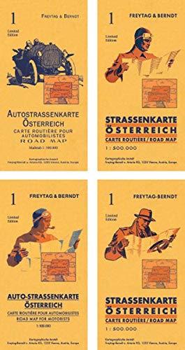 Österreich, Autokarte mit Retrocover 1:500.000: Limited Edition (freytag & berndt Auto + Freizeitkarten)