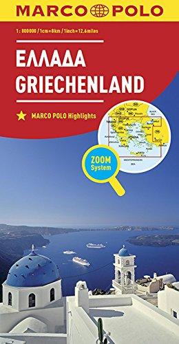 MARCO POLO Länderkarte Griechenland 1:800 000 (MARCO POLO Länderkarten)