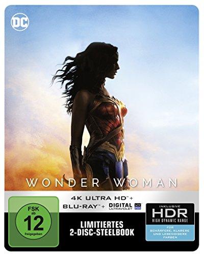 Wonder Woman Steelbook (4K Ultra HD + 2D-Blu-ray) (2-Disc Version)  [Blu-ray] [Limited Edition]