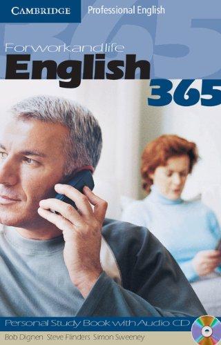 English365 1 Personal Study Book with Audio CD: For Work and Life (Cambridge Professional English)