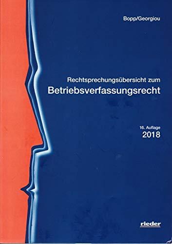 Rechtsprechungsübersicht zum BetrVR