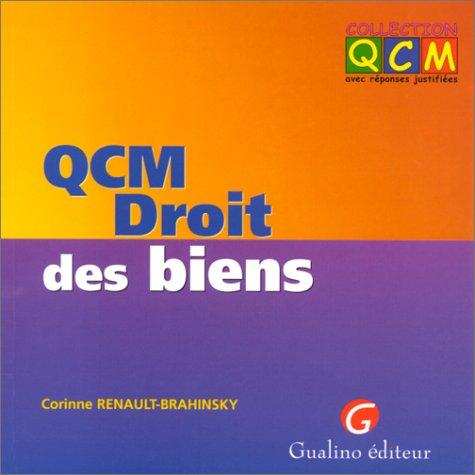 QCM droit des biens