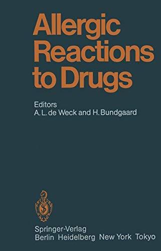 Allergic Reactions to Drugs (Handbook of Experimental Pharmacology, 63, Band 63)