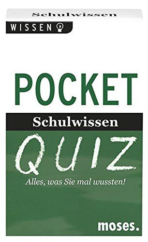 Moses 107989 Pocket Quiz Schulwissen