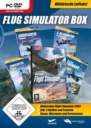 Flug Simulator Box: Militärische Luftfahrt inkl. Microsoft Flight Simulator 2004