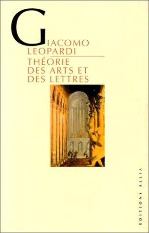 Théorie des arts et des lettres