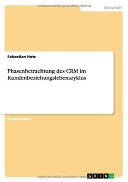 Phasenbetrachtung des CRM im Kundenbeziehungslebenszyklus