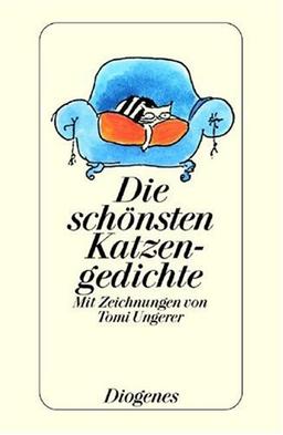 Die schönsten Katzengedichte. - Reihe: Kleine Diogenes-Taschenbücher 70080.