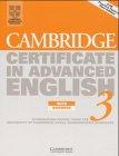 Cambridge Certificate in Advanced English 3, Student's Book with Answers