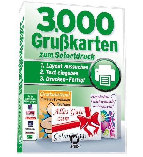 3.000 Grußkarten zum Sofortdruck