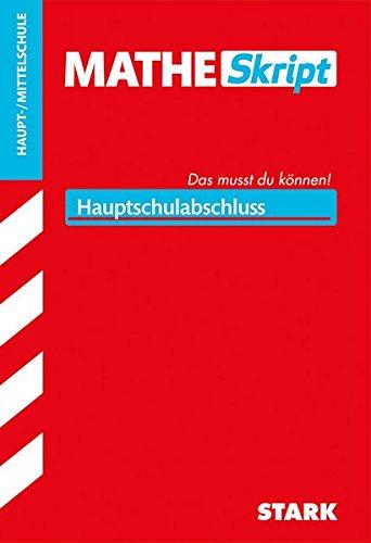 MatheSkript - Hauptschulabschluss