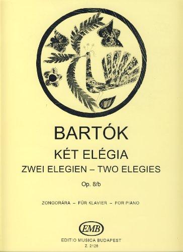 BARTOK - Elegias (2) Op.8B para Piano