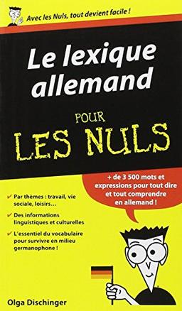 Le lexique allemand pour les nuls