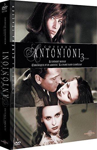 Coffret michelangelo antonioni : le désert rouge ; chronique d'un amour;la dame sans camélias [FR Import]