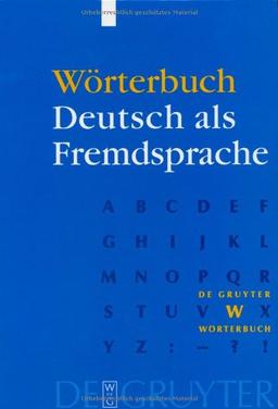 Wörterbuch Deutsch als Fremdsprache.