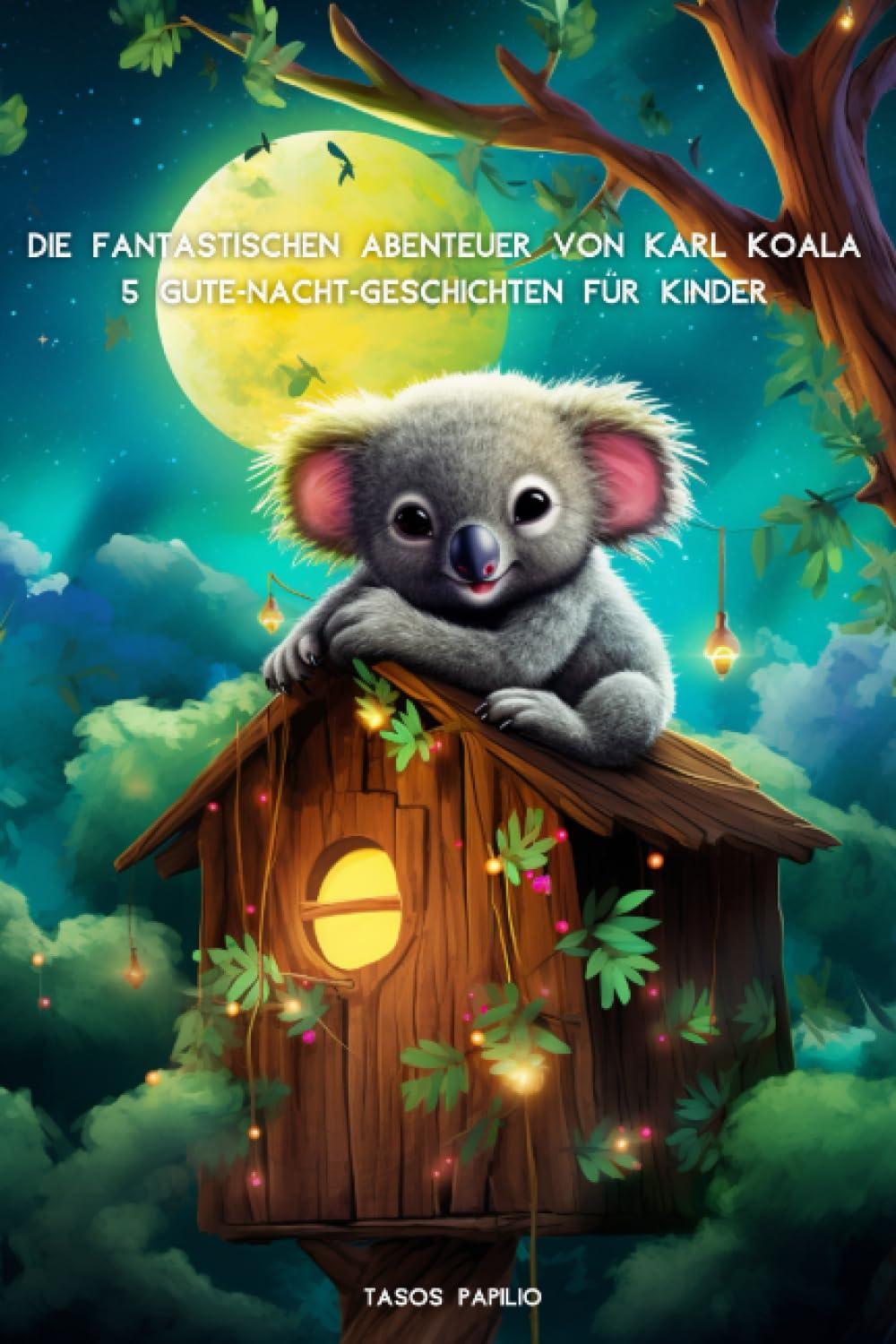 Die fantastischen Abenteuer von Karl Koala: 5 Gute-Nacht-Geschichten für Kinder