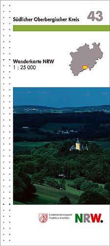 Wanderkarten Nordrhein-Westfalen, Bl.43 : Südlicher Oberbergischer Kreis