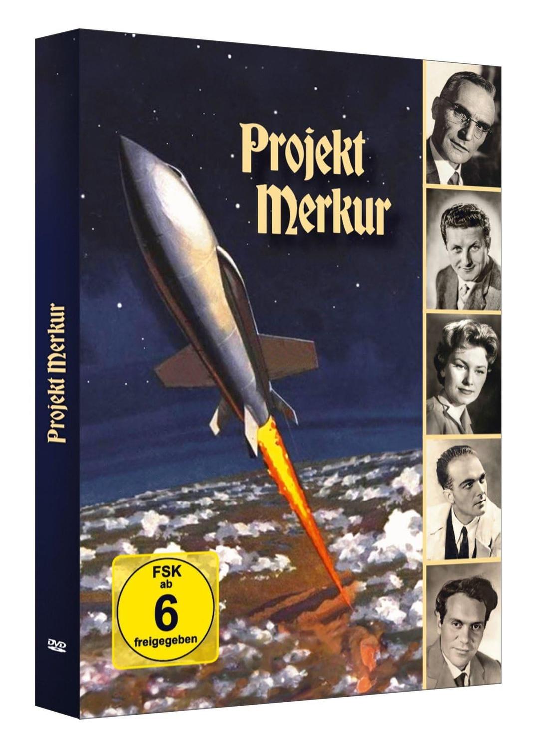 PROJEKT MERKUR (Science Fiction - Aus den DDR-TV Archiven) - Limited Edition Auflage: 500 Stück - Ein TV-Film von Wolfgang Luderer aus dem Jahr 1960 mit Erik S. Klein und Christine Laszar