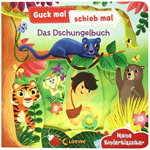 Guck mal, schieb mal! Meine Kinderklassiker - Das Dschungelbuch: Pappbilderbuch ab 2 Jahre