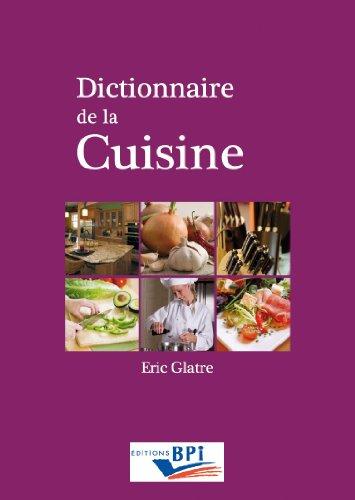 Dictionnaire de la cuisine