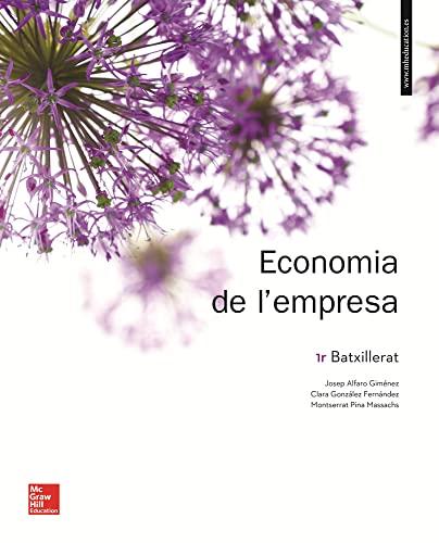 LA - Economia de l'empresa 1er. Batxillerat. Llibre alumne.